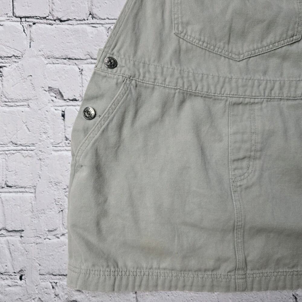 BDG Womens Urban Outfitters Gray Green Denim Overall Dress Size Large - Picture 6 of 12
